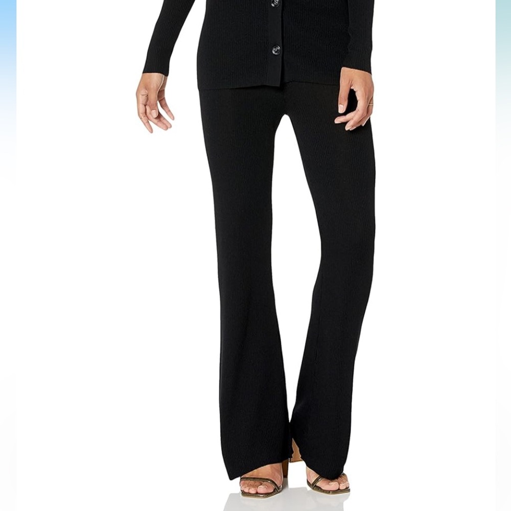 Women's Ellison Rib Flare Leg Sweater Pant by The Drop